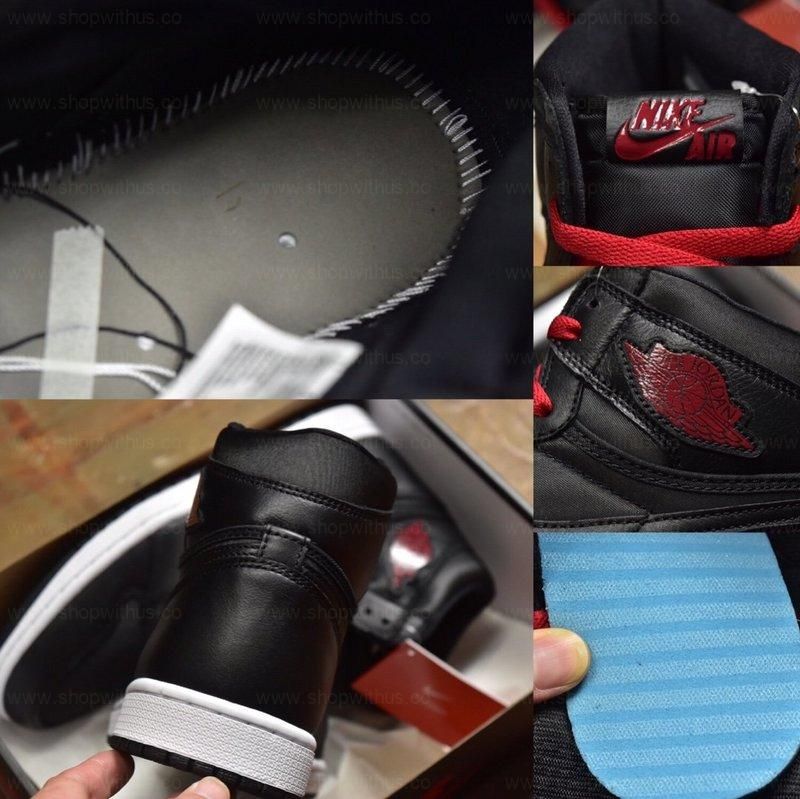 Air Jordan 1 AJ1 Retro High OG - Black Satin