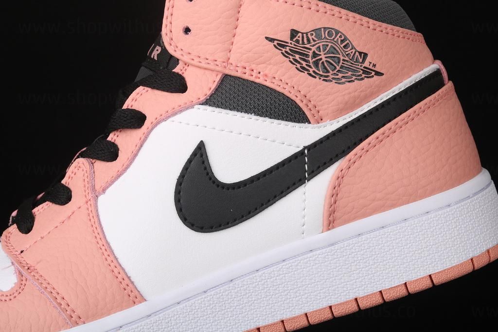 Unisex Air Jordan 1 AJ1 Mid – Pink Quartz
