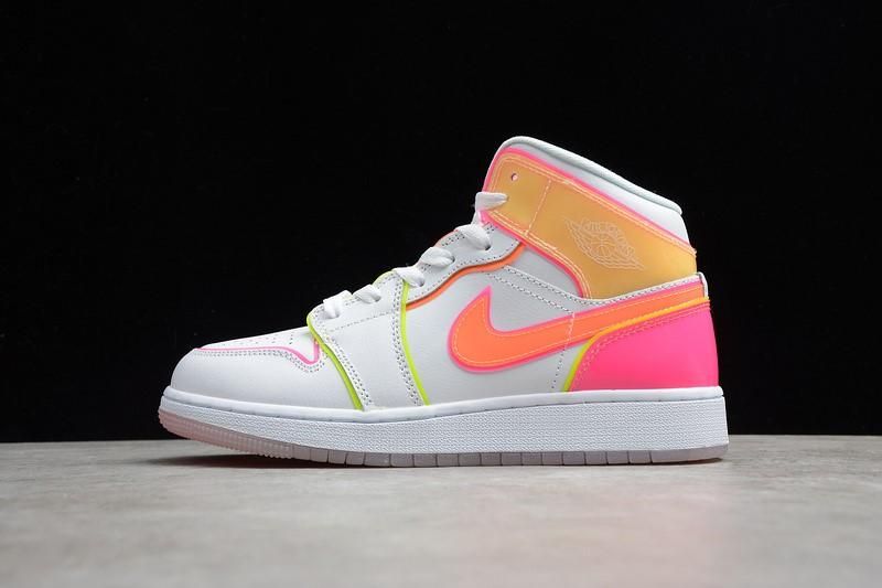 Unisex Air Jordan 1 AJ1 Mid – Edge Glow