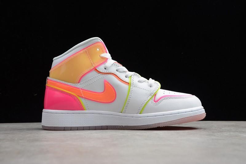 Unisex Air Jordan 1 AJ1 Mid – Edge Glow