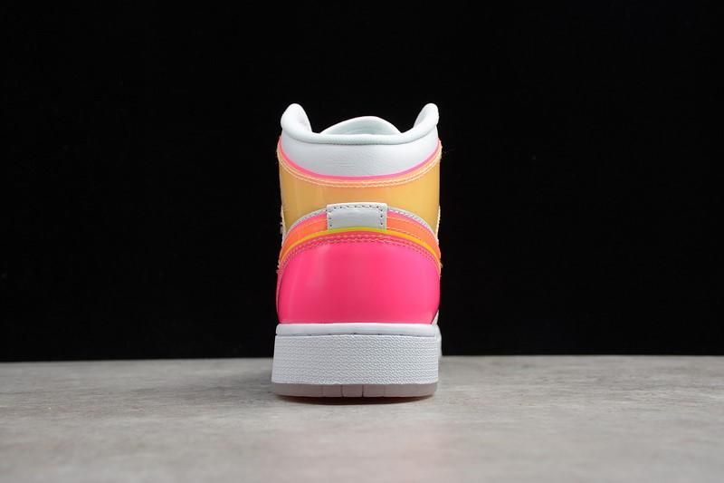 Unisex Air Jordan 1 AJ1 Mid – Edge Glow
