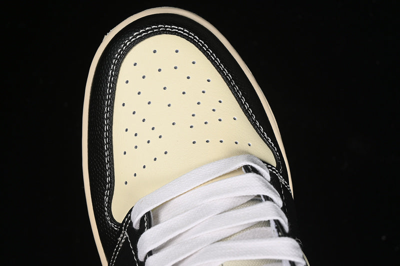 Air Jordan 1 AJ1 Low - Coconut Milk/Black Muslin