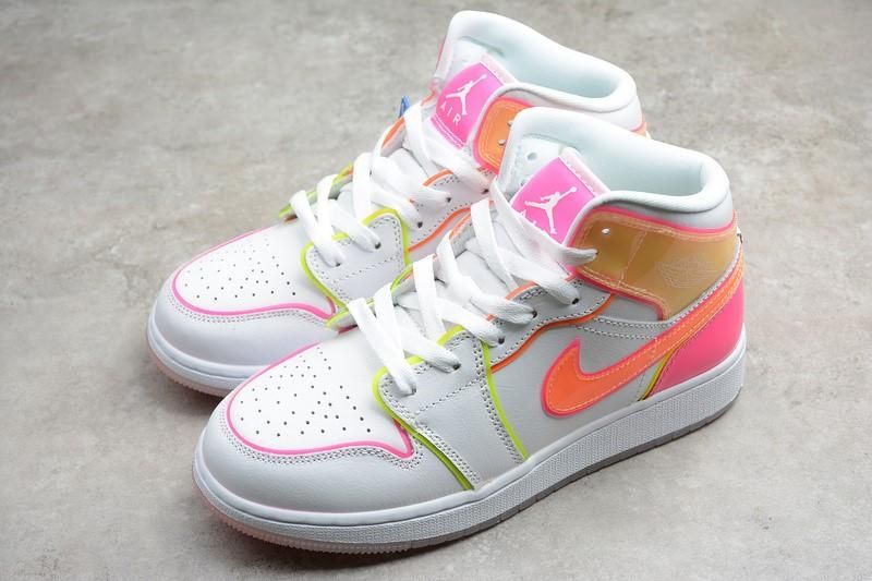 Unisex Air Jordan 1 AJ1 Mid – Edge Glow