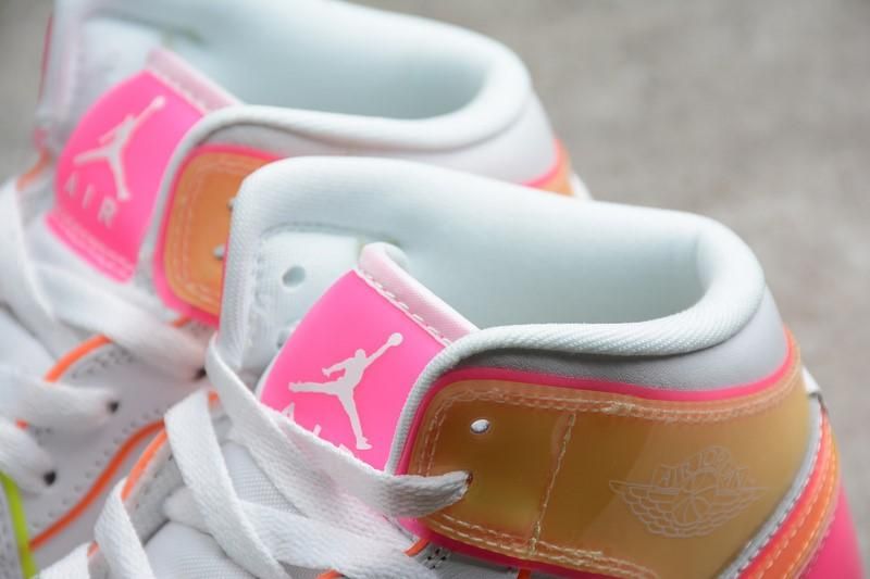 Unisex Air Jordan 1 AJ1 Mid – Edge Glow