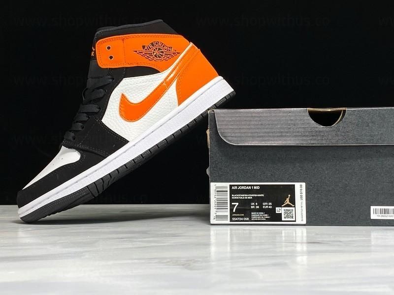 Unisex Air Jordan 1 AJ1 Mid – Shattered Backboard