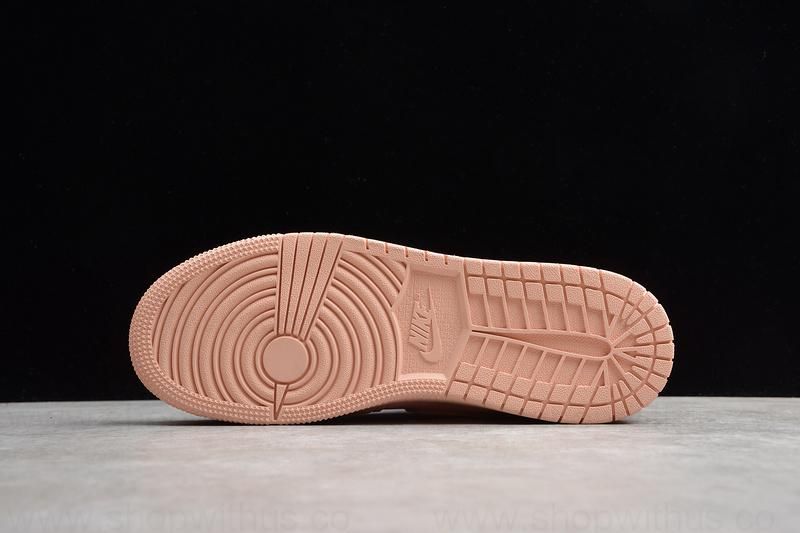 Unisex Air Jordan 1 AJ1 Mid – Coral Gold