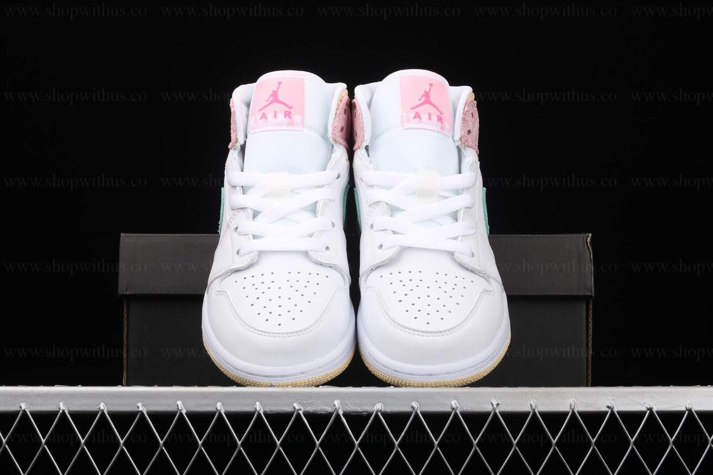 Unisex Air Jordan 1 AJ1 Mid – Paint Drip