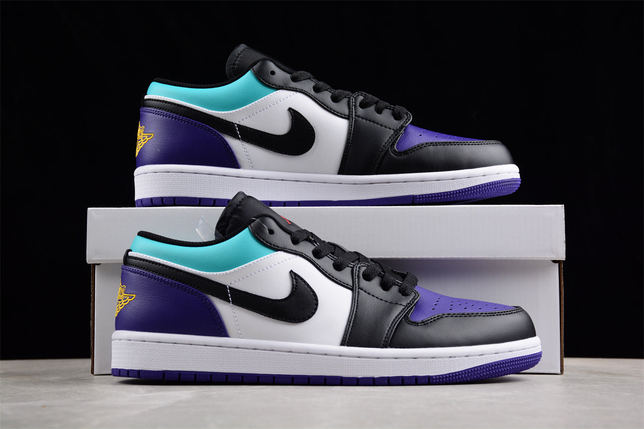 Air Jordan 1 AJ1 Low Aqua – Court Purple
