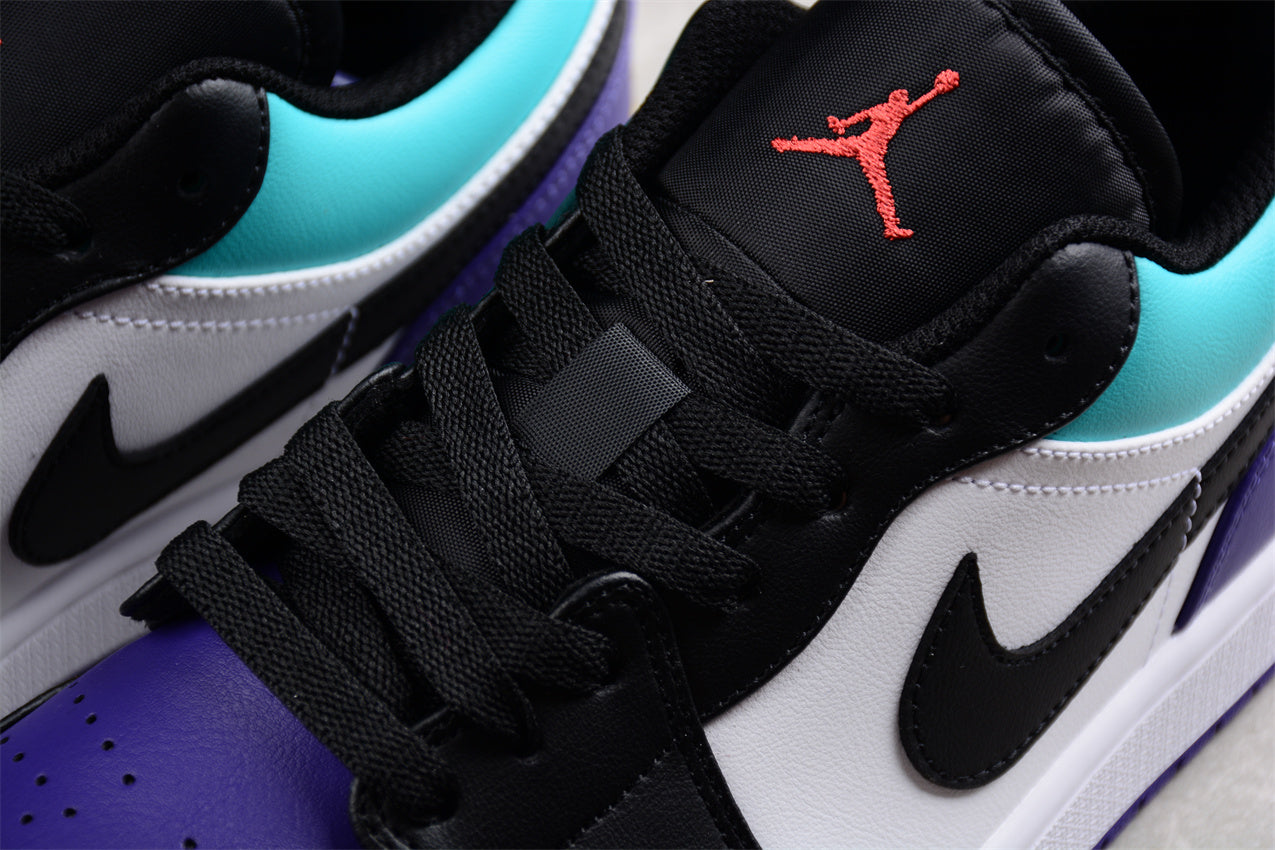 Air Jordan 1 AJ1 Low Aqua – Court Purple