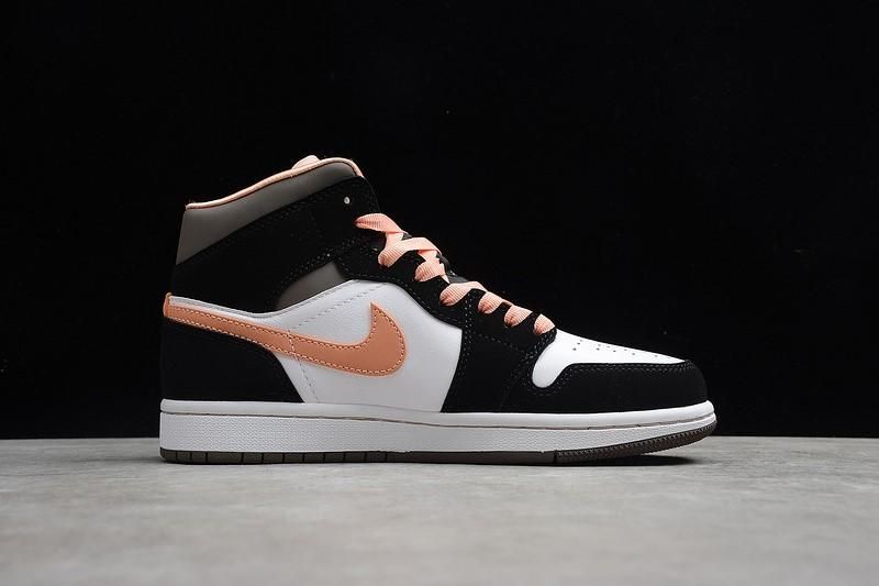 Unisex Air Jordan 1 AJ1 Mid – Peach Mocha