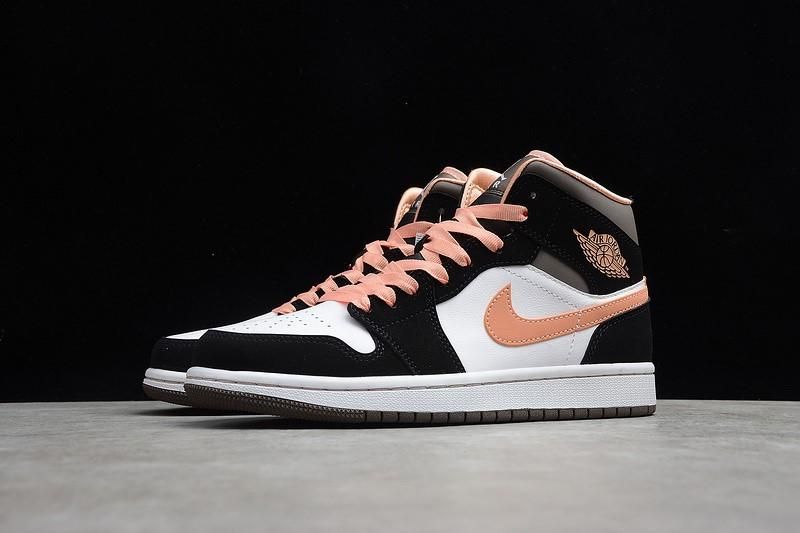 Unisex Air Jordan 1 AJ1 Mid – Peach Mocha