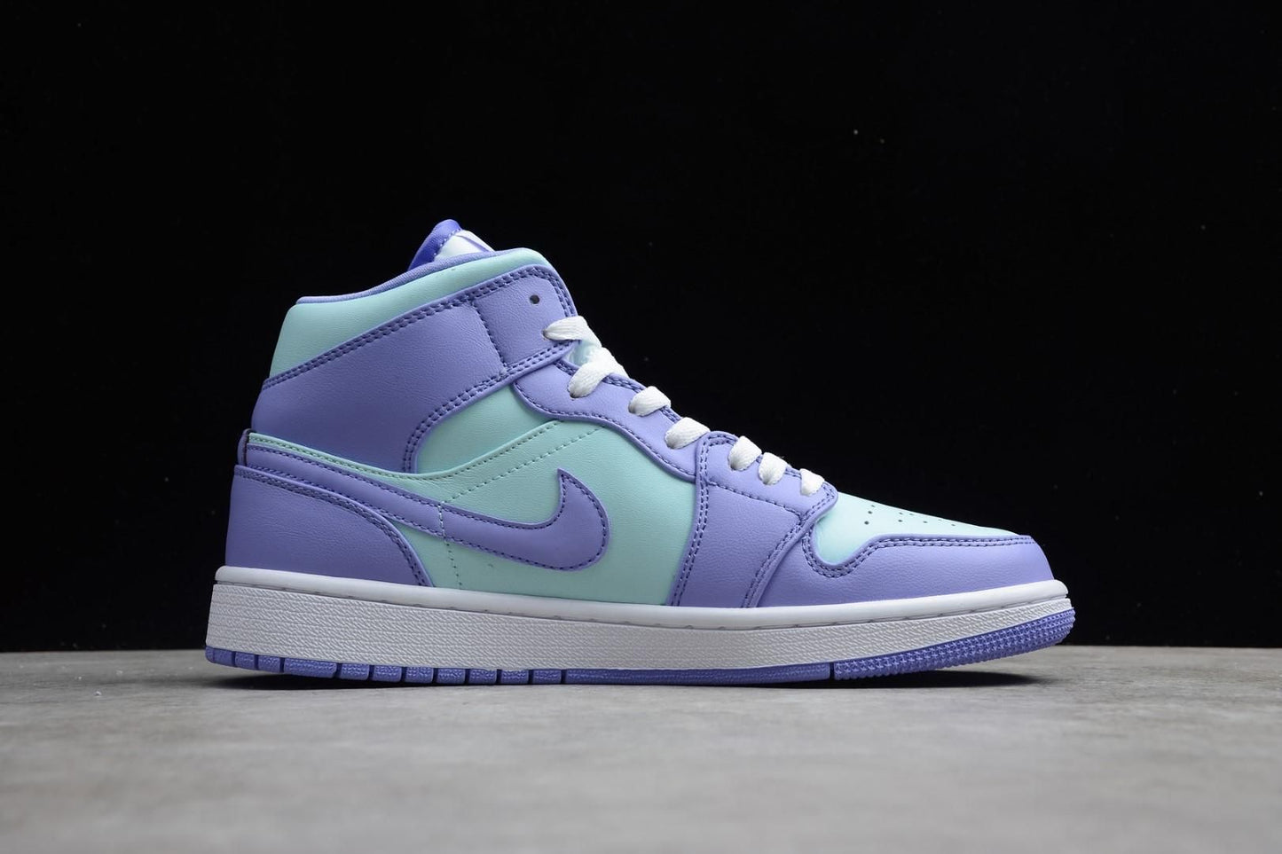 Air Jordan 1 AJ1 Mid – Purple Aqua