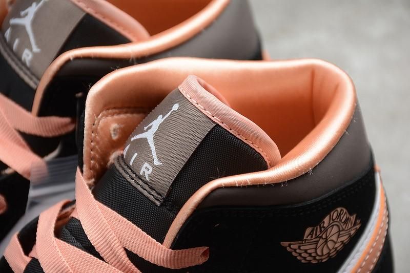 Unisex Air Jordan 1 AJ1 Mid – Peach Mocha