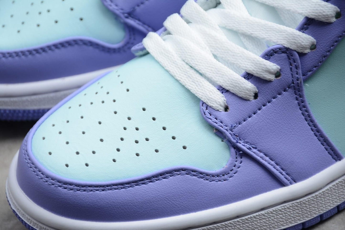 Air Jordan 1 AJ1 Mid – Purple Aqua