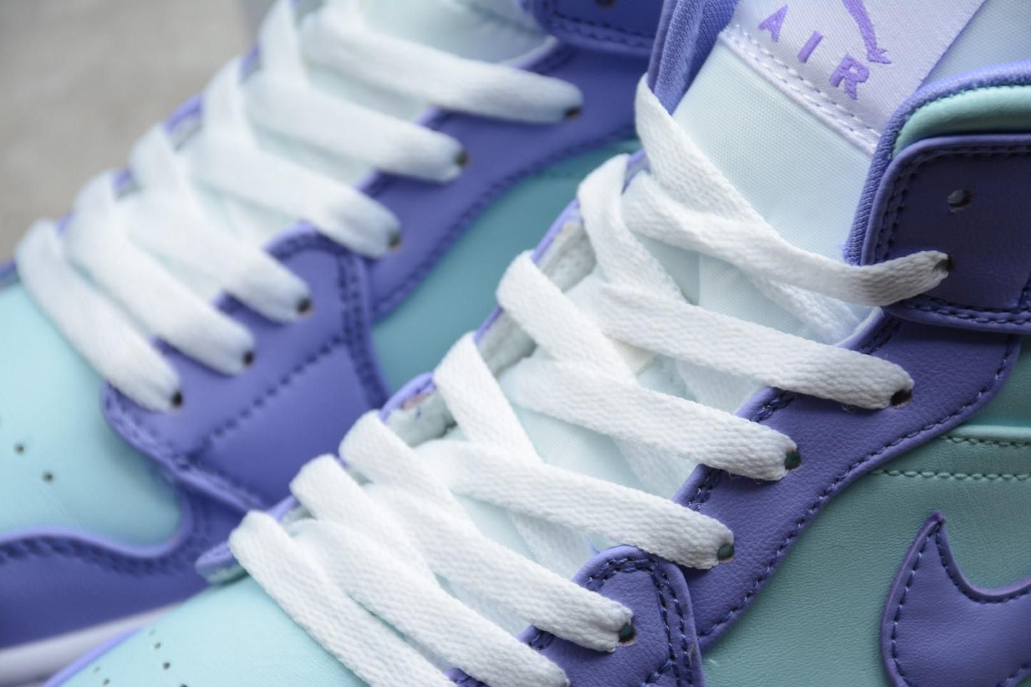 Air Jordan 1 AJ1 Mid – Purple Aqua