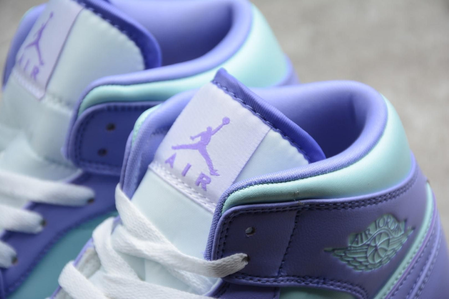 Air Jordan 1 AJ1 Mid – Purple Aqua