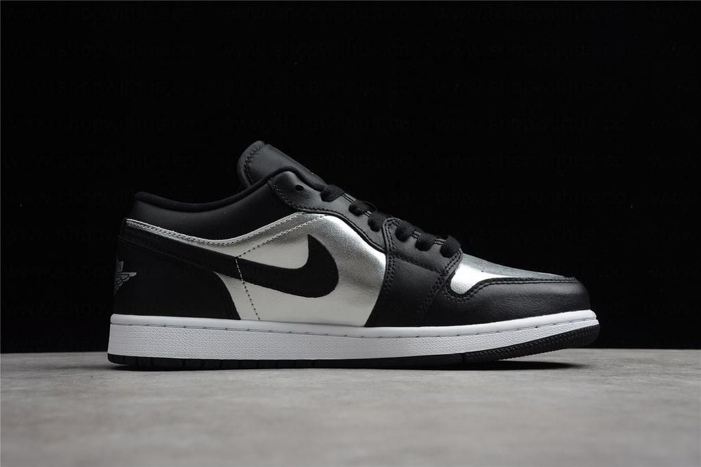 Air Jordan 1 AJ1 Retro Low – Silver Toe