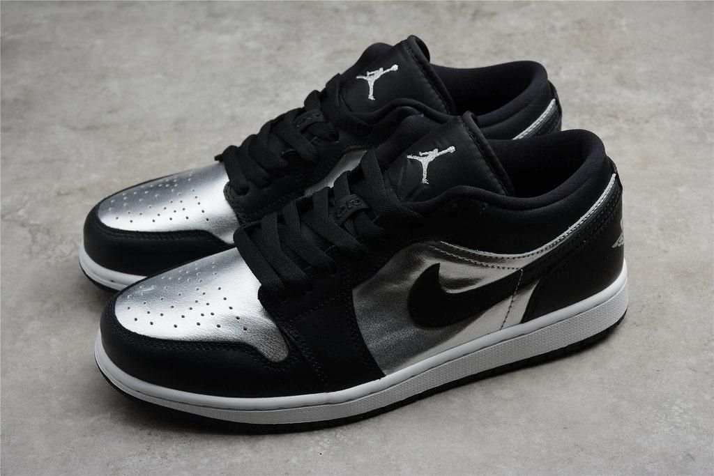 Air Jordan 1 AJ1 Retro Low – Silver Toe