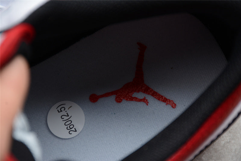 Air Jordan 1 AJ1 Low – White/University Red