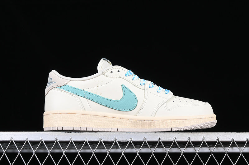 Air Jordan 1 AJ1 Low x Travis Scott – Tiffany Cream