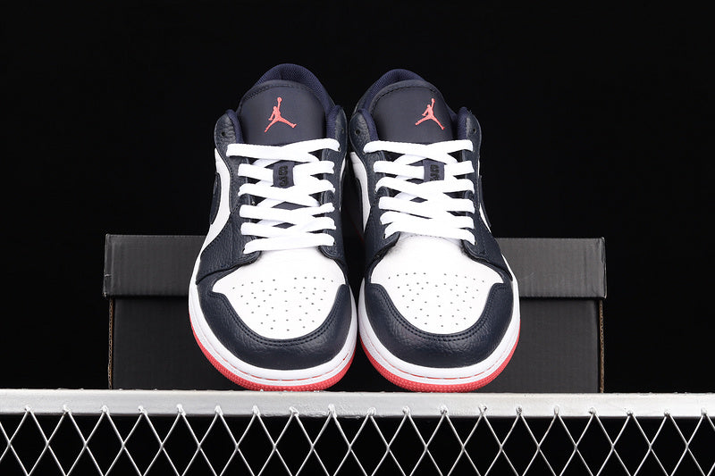 Air Jordan 1 AJ1 Low Obsidian – Ember Glow