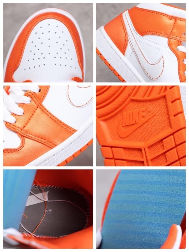 Air Jordan 1 AJ1 Mid – Metallic Orange