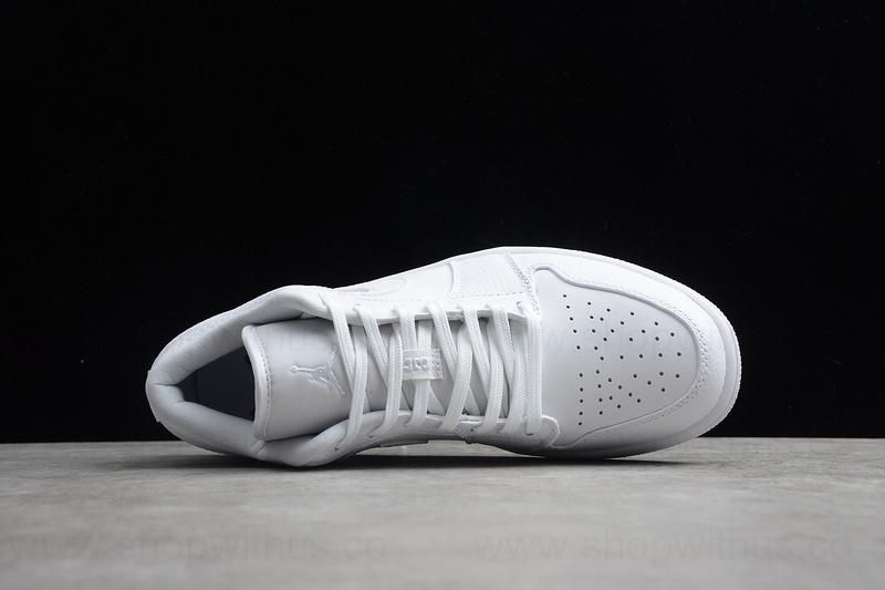 Air Jordan 1 AJ1 Low – Triple White