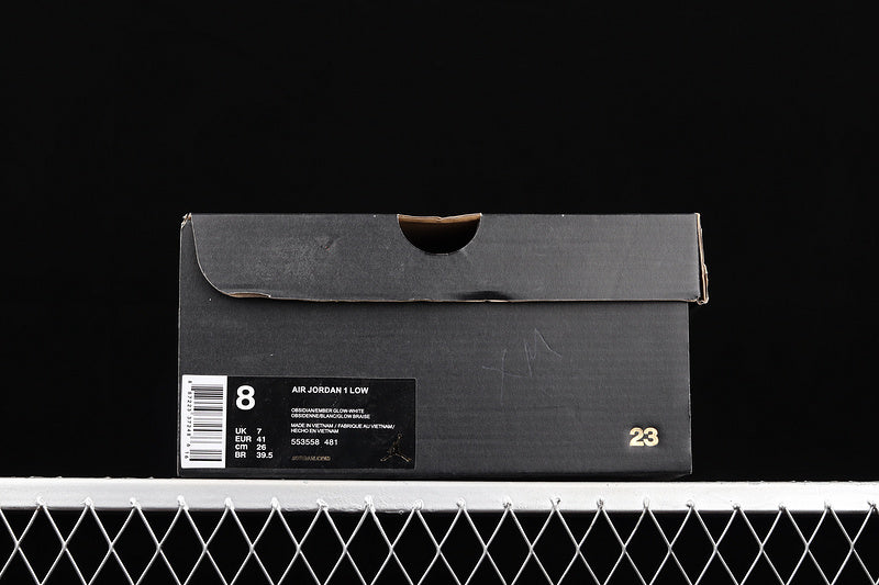 Air Jordan 1 AJ1 Low Obsidian – Ember Glow