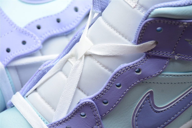 Unisex Air Jordan 1 AJ1 Mid – Purple Aqua