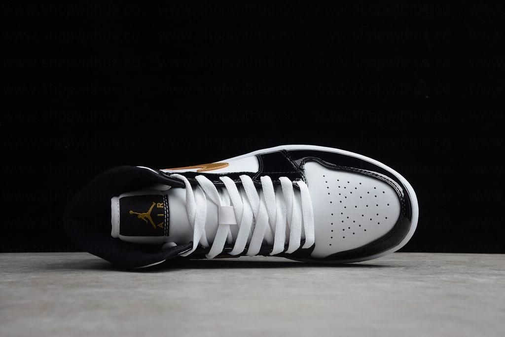 Air Jordan 1 AJ1 Mid SE – Black Gold