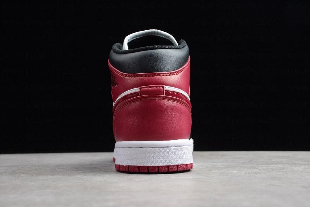 Air Jordan 1 AJ1 Mid – Black Dark Beetroot