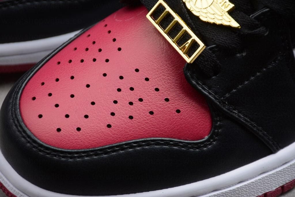 Air Jordan 1 AJ1 Mid – Black Dark Beetroot