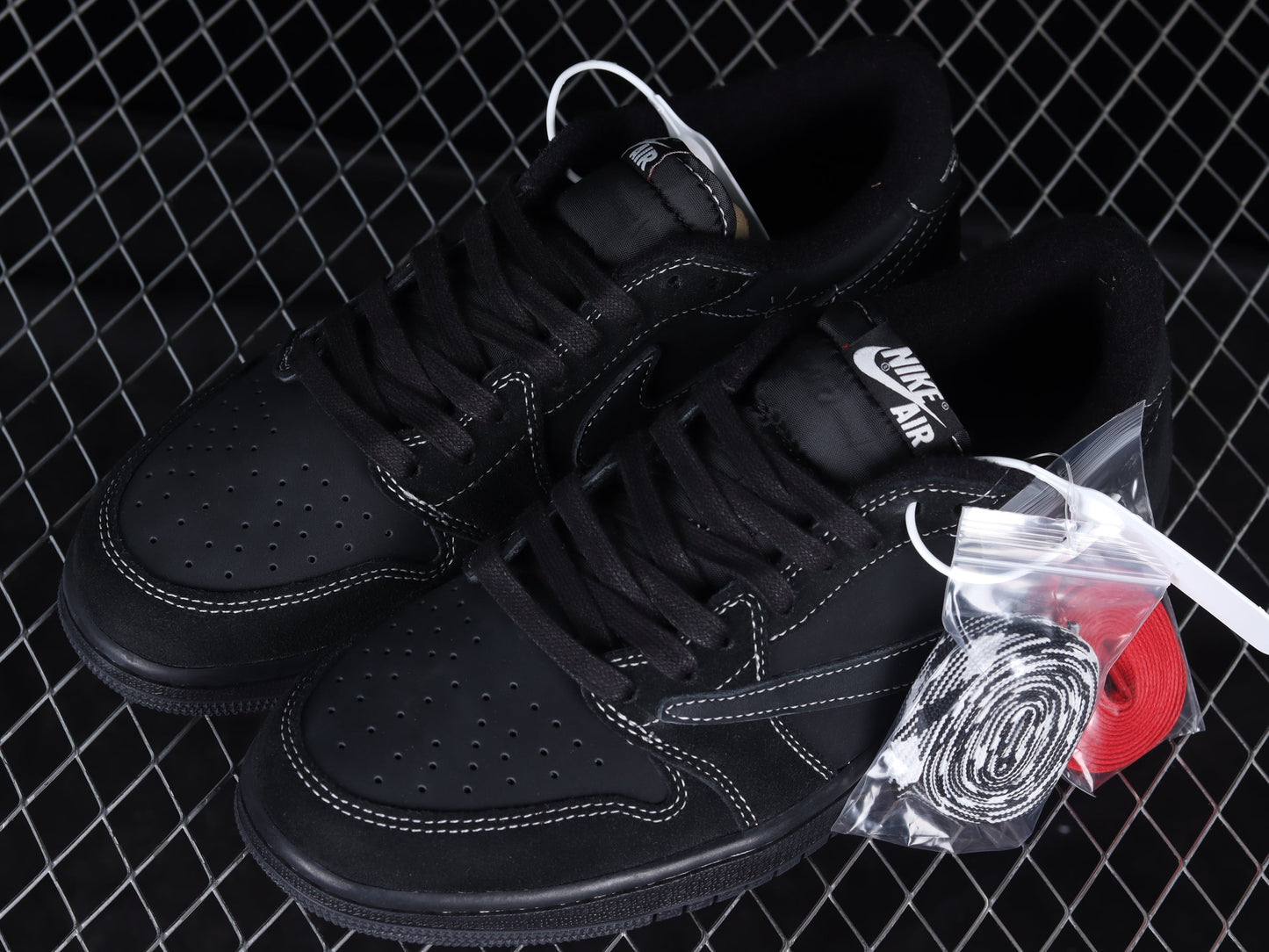Travis Scott x Air Jordan 1 AJ1 Low OG SP – Black Phantom