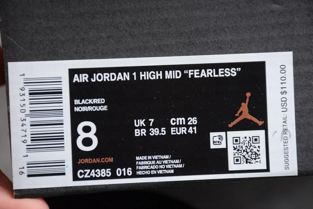 Air Jordan 1 AJ1 Mid – Black Dark Beetroot