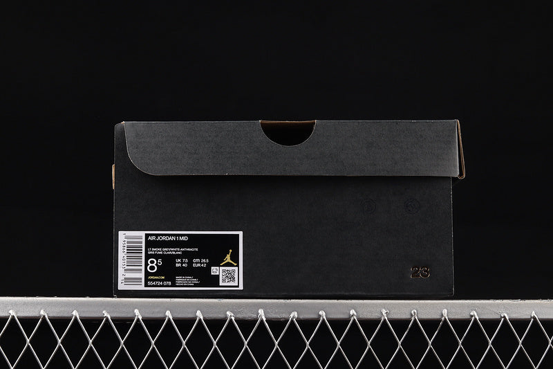 Air Jordan 1 AJ1 Mid – Smoke Grey Anthracite