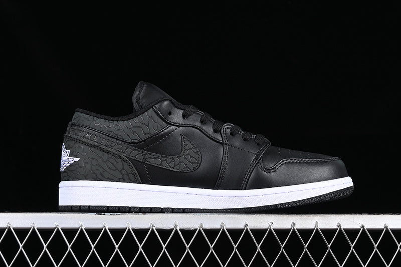 Air jordan 1 AJ1 Low - Black Elephant