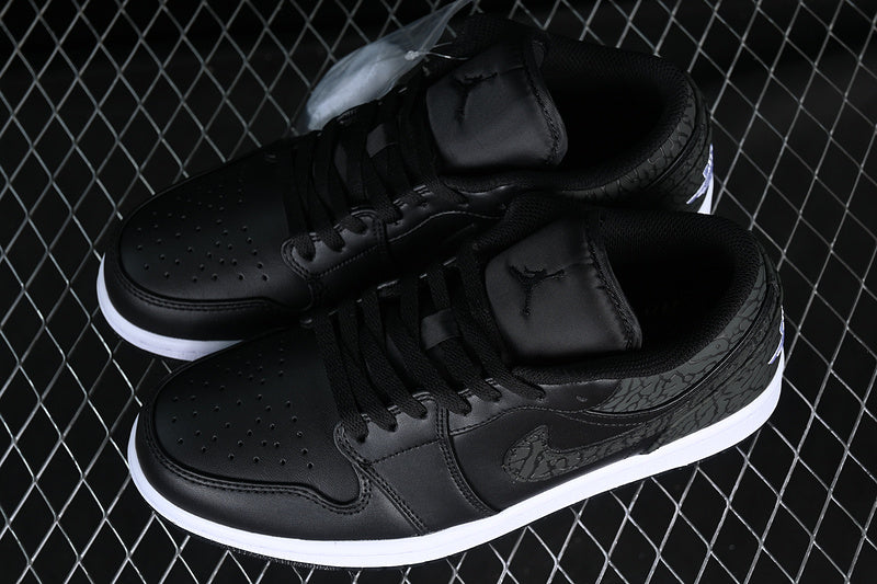 Air jordan 1 AJ1 Low - Black Elephant