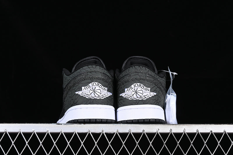 Air jordan 1 AJ1 Low - Black Elephant