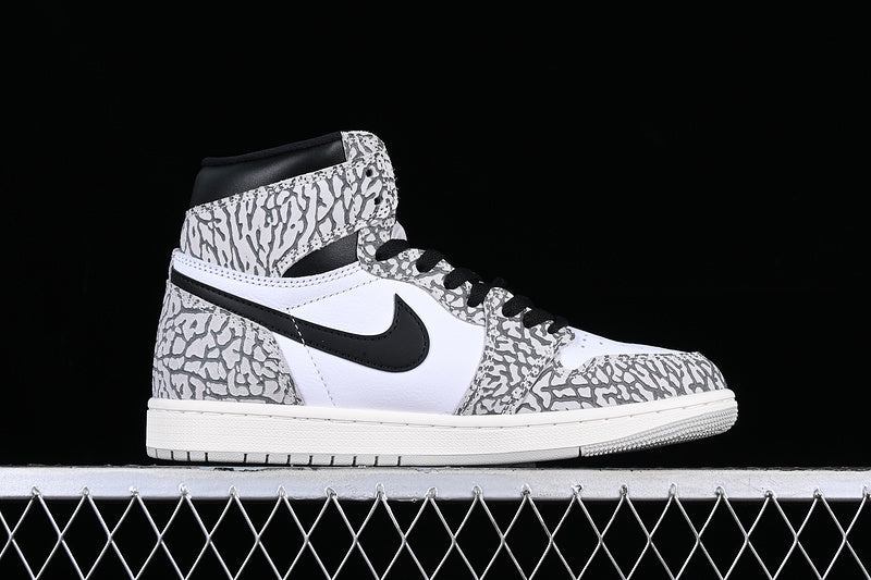 Air Jordan 1 AJ1 Aj1 Retro High - White Cement