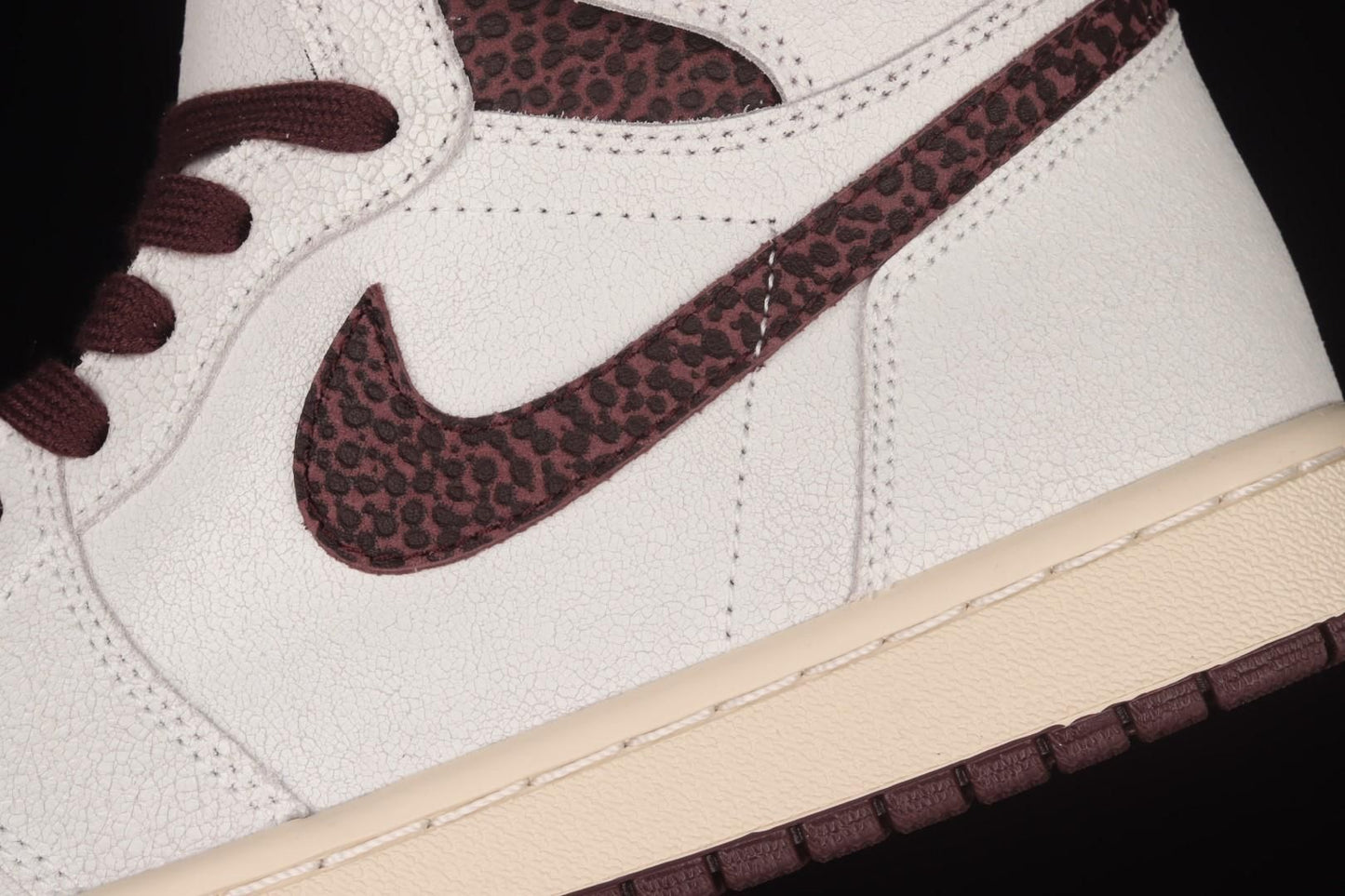 A Ma Maniere x Air Jordan 1 AJ1 High OG - Sail/Burgundy Crush