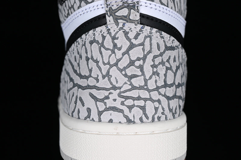 Air Jordan 1 AJ1 Aj1 Retro High - White Cement