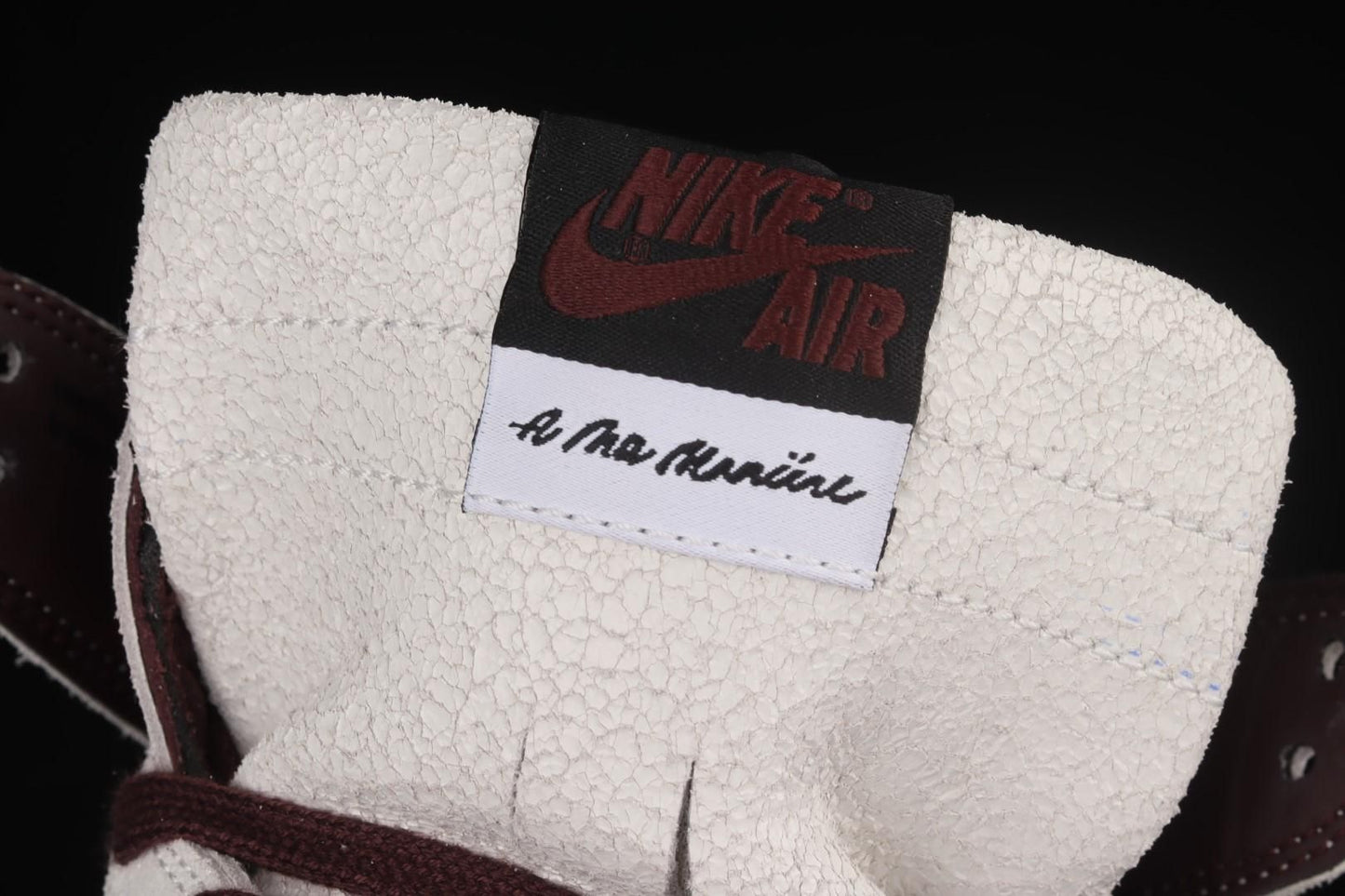 A Ma Maniere x Air Jordan 1 AJ1 High OG - Sail/Burgundy Crush