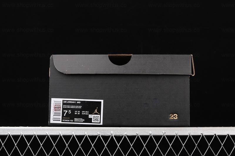 Air Jordan 1 AJ1 Mid – Grey Camo