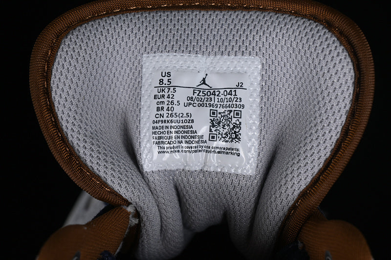 Air Jordan 1 AJ1 Low Repaired - Denim Swoosh