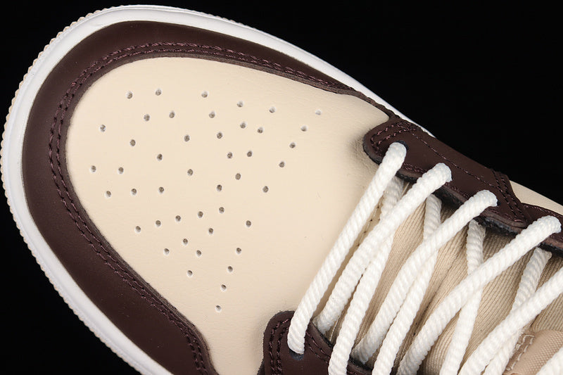 Air Jordan 1 AJ1 Mid – "Brown Basalt Oatmeal"