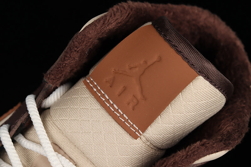 Air Jordan 1 AJ1 Mid – "Brown Basalt Oatmeal"