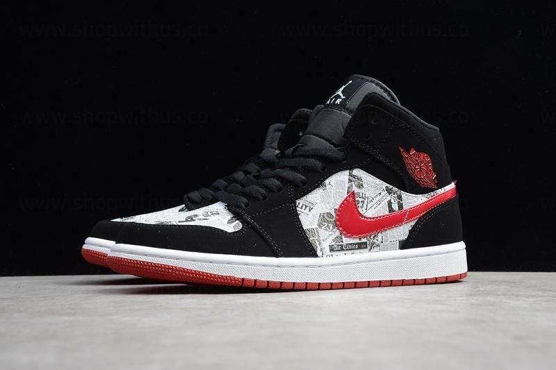 Air Jordan 1 AJ1 Mid SE Newspaper – Air Times