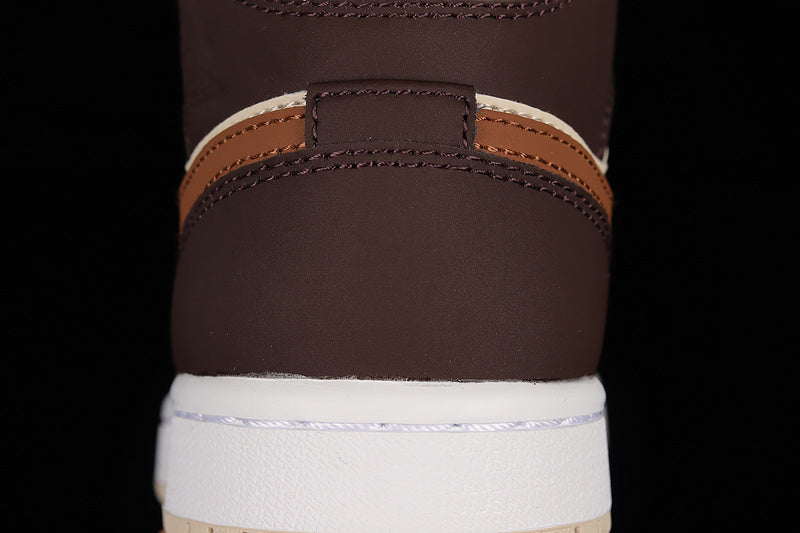 Air Jordan 1 AJ1 Mid – "Brown Basalt Oatmeal"