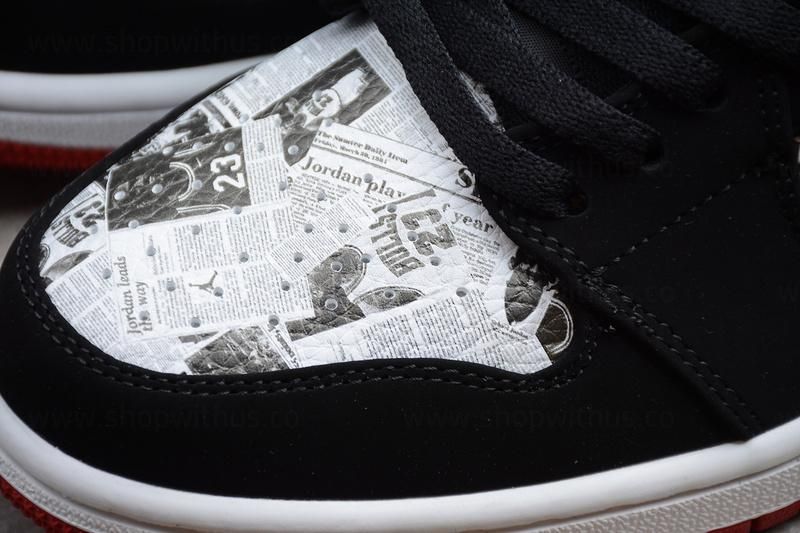 Air Jordan 1 AJ1 Mid SE Newspaper – Air Times
