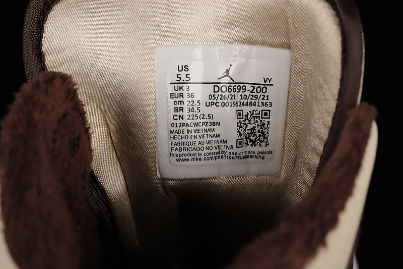 Air Jordan 1 AJ1 Mid – "Brown Basalt Oatmeal"
